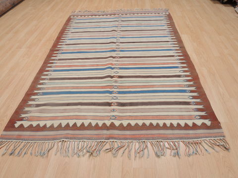 Kilim Multicolor Flat Woven 50 X 79 Area Rug 100-109287 Image 1