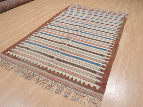 Kilim Multicolor Flat Woven 50 X 79 Area Rug 100-109287 Image 2