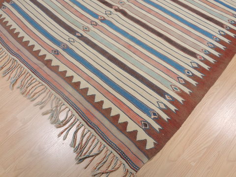 Kilim Multicolor Flat Woven 50 X 79 Area Rug 100-109287 Image 7