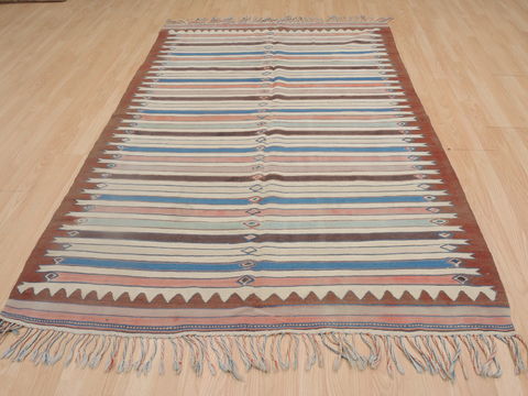 Kilim Multicolor Flat Woven 50 X 79 Area Rug 100-109287 Image 9