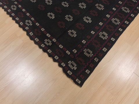 Kilim Blue Square Hand Knotted 37 X 37 Area Rug 100-109289 Image 5