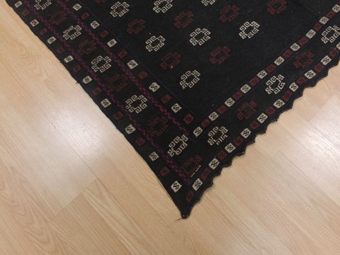 Kilim Blue Square Hand Knotted 37 X 37 Area Rug 100-109289 Image 6