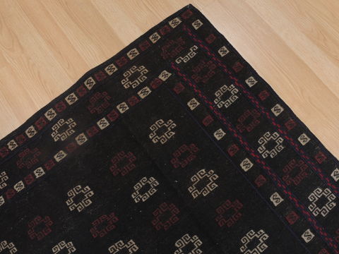Kilim Blue Square Hand Knotted 37 X 37 Area Rug 100-109289 Image 7