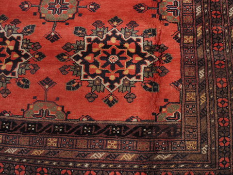 Khan Mohammadi Brown Hand Knotted 80 X 106 Area Rug 100-109291 Image 10