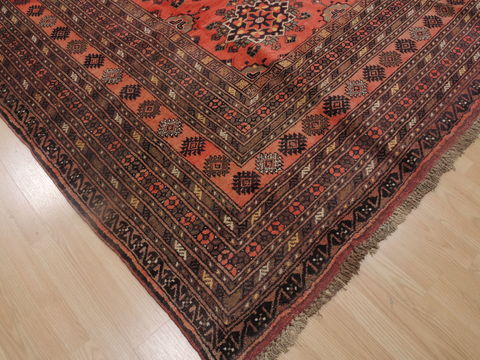 Khan Mohammadi Brown Hand Knotted 80 X 106 Area Rug 100-109291 Image 12