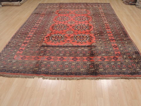 Khan Mohammadi Brown Hand Knotted 80 X 106 Area Rug 100-109291 Image 4