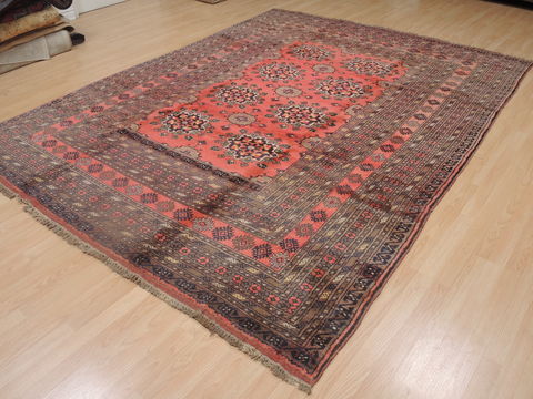 Khan Mohammadi Brown Hand Knotted 80 X 106 Area Rug 100-109291 Image 6