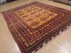 Khan Mohammadi Yellow Hand Knotted 89 X 107  Area Rug 100-109292 Thumb 5