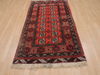 Khan Mohammadi Red Hand Knotted 34 X 62  Area Rug 100-109293 Thumb 1