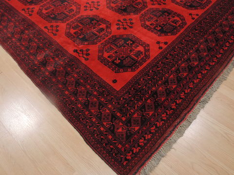 Khan Mohammadi Orange Hand Knotted 610 X 102 Area Rug 100-109295 Image 12