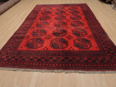 Khan Mohammadi Orange Hand Knotted 610 X 102 Area Rug 100-109295 Image 1
