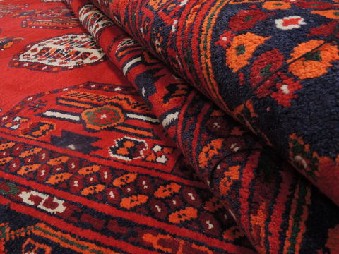 Khan Mohammadi Red Hand Knotted 610 X 97 Area Rug 100-109297 Image 15