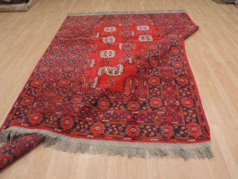Khan Mohammadi Red Hand Knotted 610 X 97 Area Rug 100-109297 Image 16