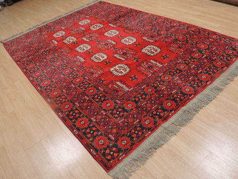 Khan Mohammadi Red Hand Knotted 610 X 97 Area Rug 100-109297 Image 7
