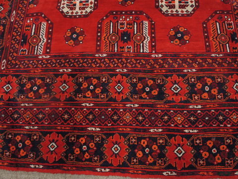 Khan Mohammadi Red Hand Knotted 610 X 97 Area Rug 100-109297 Image 9