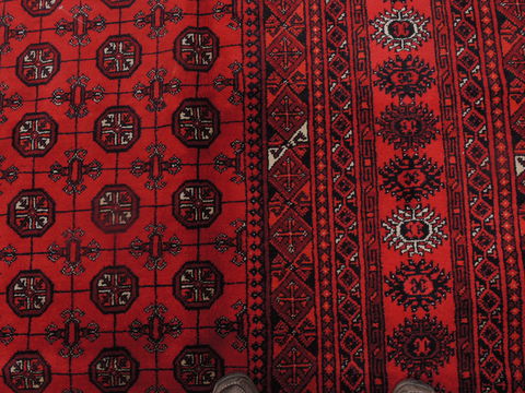 Khan Mohammadi Red Hand Knotted 85 X 115 Area Rug 100-109299 Image 10