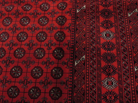 Khan Mohammadi Red Hand Knotted 85 X 115 Area Rug 100-109299 Image 11