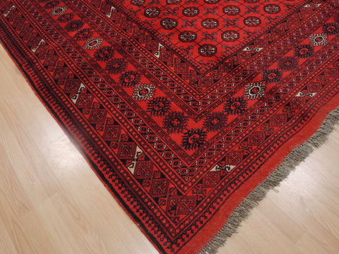 Khan Mohammadi Red Hand Knotted 85 X 115 Area Rug 100-109299 Image 12