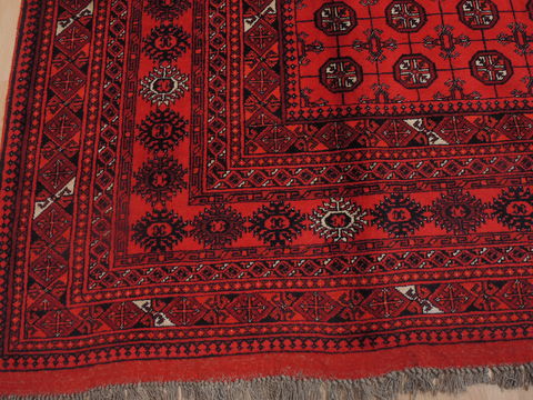 Khan Mohammadi Red Hand Knotted 85 X 115 Area Rug 100-109299 Image 13