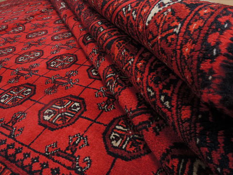 Khan Mohammadi Red Hand Knotted 85 X 115 Area Rug 100-109299 Image 17
