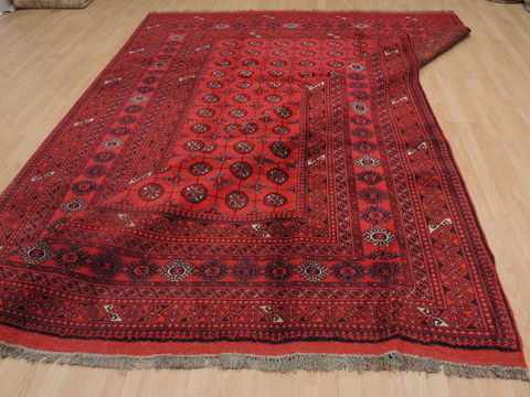 Khan Mohammadi Red Hand Knotted 85 X 115 Area Rug 100-109299 Image 19
