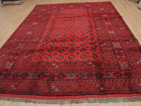Khan Mohammadi Red Hand Knotted 85 X 115 Area Rug 100-109299 Image 4