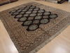 Bokhara Blue Hand Knotted 87 X 108  Area Rug 100-109300 Thumb 3