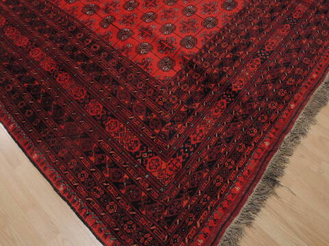 Khan Mohammadi Red Hand Knotted 84 X 110  Area Rug 100-109301 Image 10