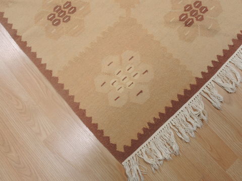 Kilim Beige Flat Woven 40 X 60 Area Rug 100-109305 Image 6