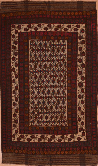 Kilim Red Flat Woven 60 X 80 Area Rug 100-109306 Image 0