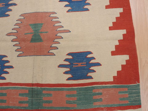 Kilim Beige Flat Woven 39 X 57 Area Rug 100-109308 Image 8