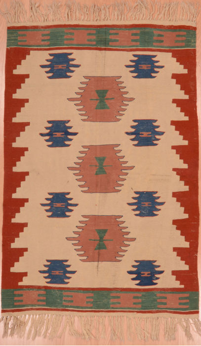 Kilim Beige Flat Woven 39 X 57 Area Rug 100-109308 Image 0