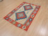 Kilim Red Flat Woven 35 X 52  Area Rug 100-109311 Thumb 4