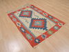 Kilim Red Flat Woven 35 X 52 Area Rug 100-109311 Thumb 5