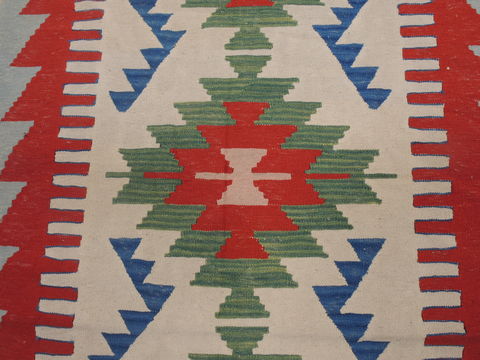 Kilim Red Flat Woven 38 X 56 Area Rug 100-109315 Image 8