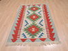 Kilim Red Flat Woven 38 X 56  Area Rug 100-109315 Thumb 1