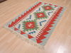 Kilim Red Flat Woven 38 X 56 Area Rug 100-109315 Thumb 2