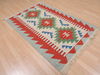 Kilim Red Flat Woven 38 X 56 Area Rug 100-109315 Thumb 3