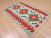 Kilim Red Flat Woven 38 X 56  Area Rug 100-109315 Thumb 3