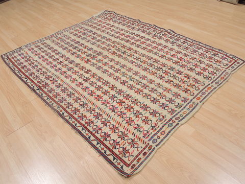 Kilim Red Hand Knotted 411 X 60 Area Rug 100-109316 Image 11