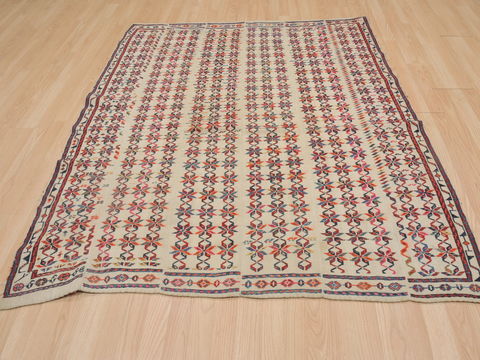 Kilim Red Hand Knotted 411 X 60 Area Rug 100-109316 Image 12