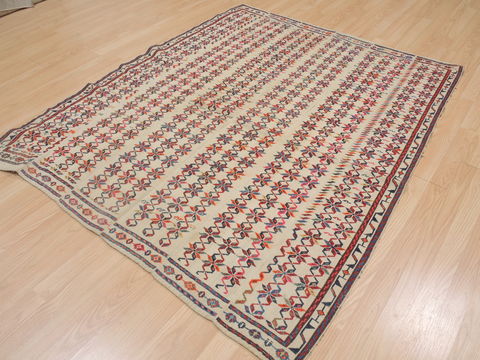 Kilim Red Hand Knotted 411 X 60 Area Rug 100-109316 Image 13