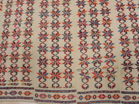 Kilim Red Hand Knotted 411 X 60 Area Rug 100-109316 Image 16