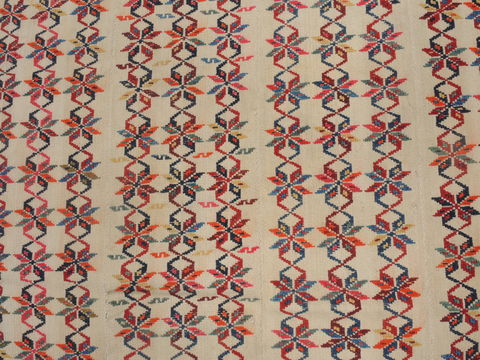 Kilim Red Hand Knotted 411 X 60 Area Rug 100-109316 Image 1