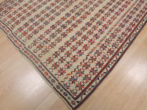 Kilim Red Hand Knotted 411 X 60 Area Rug 100-109316 Image 8