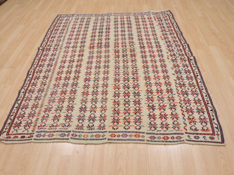 Kilim Red Hand Knotted 411 X 60 Area Rug 100-109316 Image 9