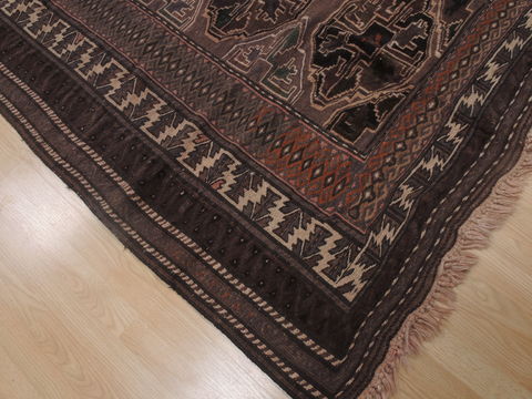 Kilim Brown Hand Knotted 411 X 88 Area Rug 100-109321 Image 8