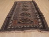 Kilim Brown Hand Knotted 411 X 88 Area Rug 100-109321 Thumb 3