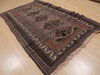 Kilim Brown Hand Knotted 411 X 88 Area Rug 100-109321 Thumb 5