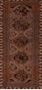 Kilim Brown Hand Knotted 411 X 88 Area Rug 100-109321 Thumb 0